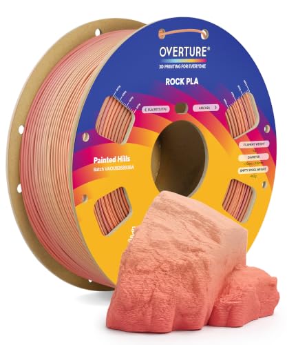 Filament OVERTURE PLA Pomarańczowy Teksturowany (ORANGE TEXTURED)