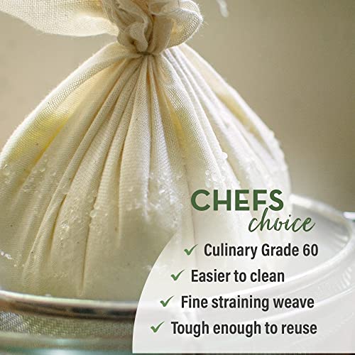 Organic Unbleached Cotton Cheesecloth – GOTS Certified Muslin Cloth for Straining & Cooking, Reusable Kitchen Filter, Large 18 sq ft by Country Trading Co. - Image 4