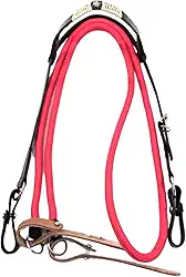 Cabeçada Preta Rédea Vermelha Para Cavalo Trançada Zamac Estrela