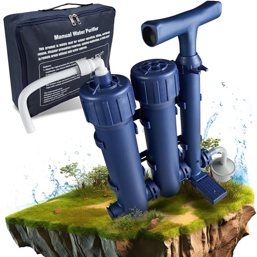 Filtro Per L'acqua Portatile Per Escursioni E Emergenze – Bevi Sicuro Ovunque! 4 Stadi, 1500 L