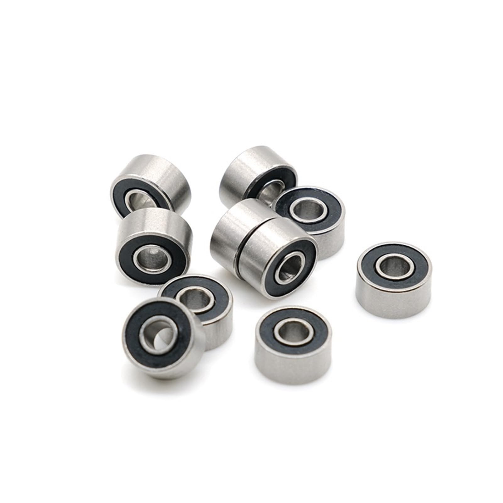 Roulements rigides à billes Lot de 10 roulements à billes à gorge profonde en acier inoxydable S693RS 3 x 8 x 4 mm ABEC-7 693-2RS S693-2RS S6932RS RS