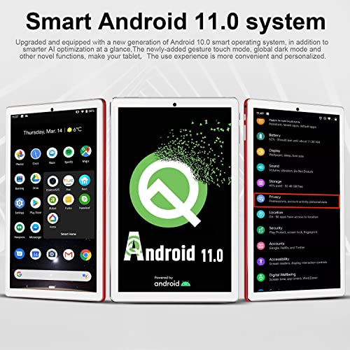 Duoduogo 2 In 1 Tablet 10 Inch, 64Gb Storage+128Gb Expand,4Gb Ram Octa Core Processor, 2.4G/5G Wifi, Dual Camera, With Keyboard Mouse Case Stylus Otg, Bt Pc, Dgo-T30 #TOP3