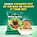 CRISP POWER Breakfast-to-Snack Bundle, High Protein Pretzels, Cinnamon Crunch, Everything & Cheddar, Sweet & Savory Variety, Low Carb Snack, Vegan, 6 Pack