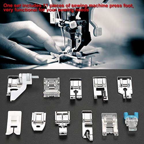 Set de 11 piezas de pies para máquina de coser miniatura 3