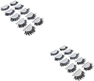 Beaupretty 10 Pares De Extensões De Cílios Treinamento De Cílios Cílios Densos Cílios Prática Cílios Postiços Cílios Postiços Naturais Cílios Postiços Cílios Postiços Cílios Transparentes