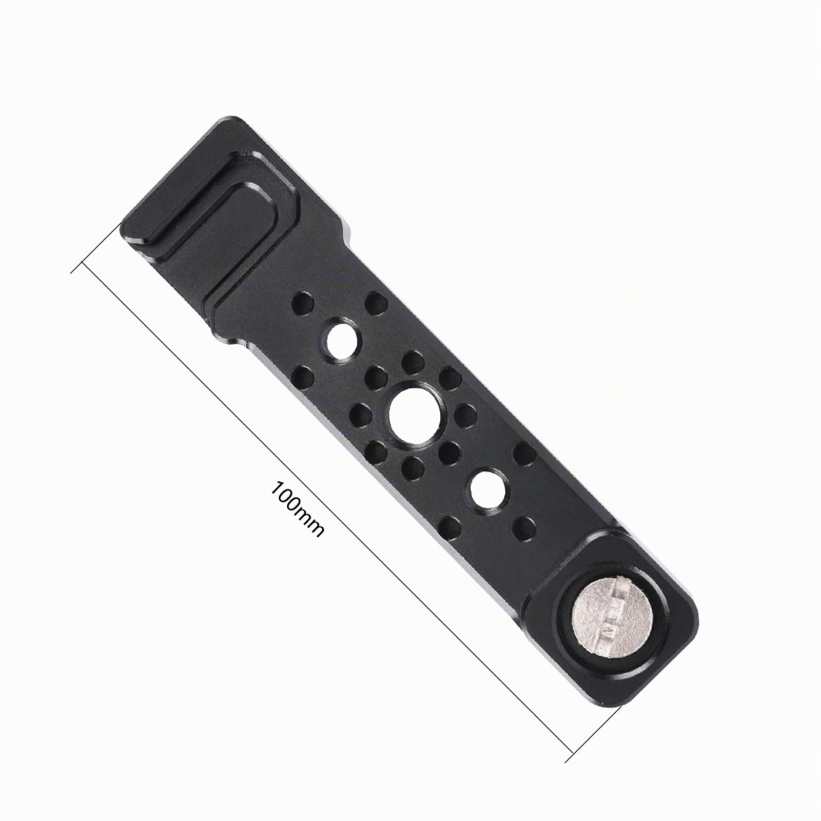 NICEYRIG Support d'extension pour griffe froide, barre à fromage avec griffe froide pour caméra moniteur cage rig/trous de loacting Ar-ri/accessoires de griffe