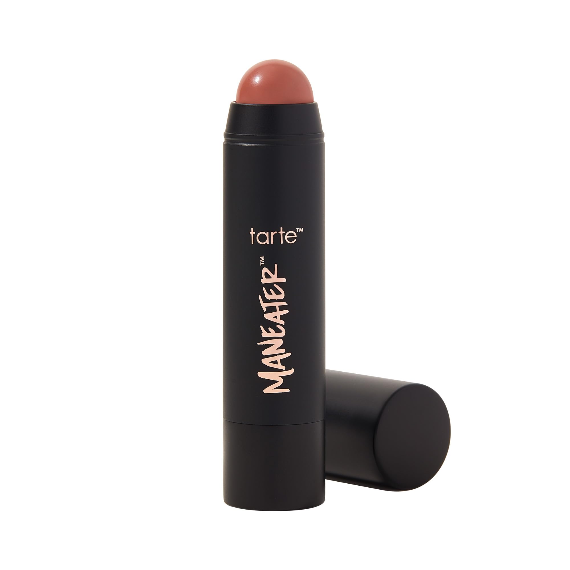 tarte Maneater Silk Stick Blush – Creamy Blendable Color for Cheeks & Lips with Diamond Powder for a Smooth, Hydrated, Natural Finish, Vegan & Cruelty Free buff
