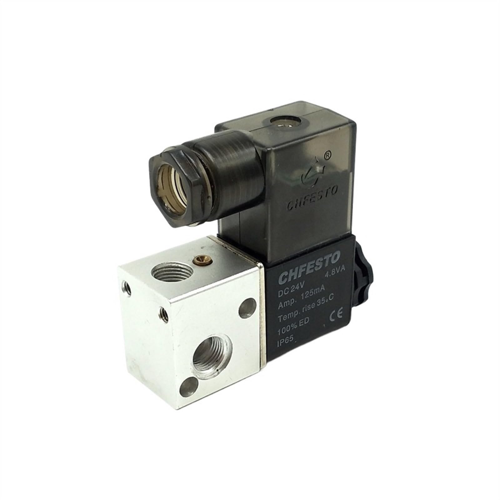 3V1-06 2 Position 3 Way Solenoid Valve G1/8'' Pneumatic Air Control Valve AC220V AC110V AC24V DC24V DC12V(DC24V)