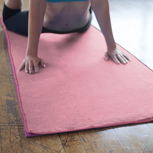 Yoga Towel Classic - 100% Microfiber Yoga Mat Towels - Without Silicone Backing - Absorbent - Thin - Lightweight - Durable - Multiple Sizes and Colors - 24" x 72" - Thumbnail 2
