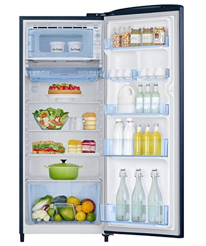 Image of Samsung 230 L 3 Star Inverter Direct Cool Single Door Refrigerator Appliance (RR24A272YCU /NL, Camellia Blue, 2022 Model)