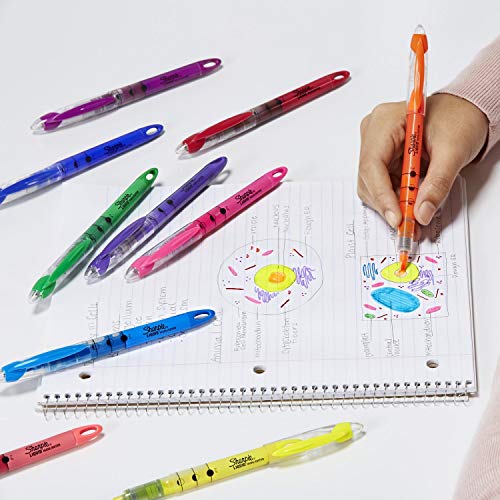 Sharpie Liquid Highlighter, Chisel Tip Highlighters, Assorted Colors, 10 Count #TOP3