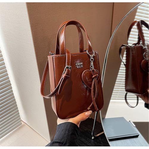 Sac à main rétro en cuir synthétique rigide pour un style intemporel - 6