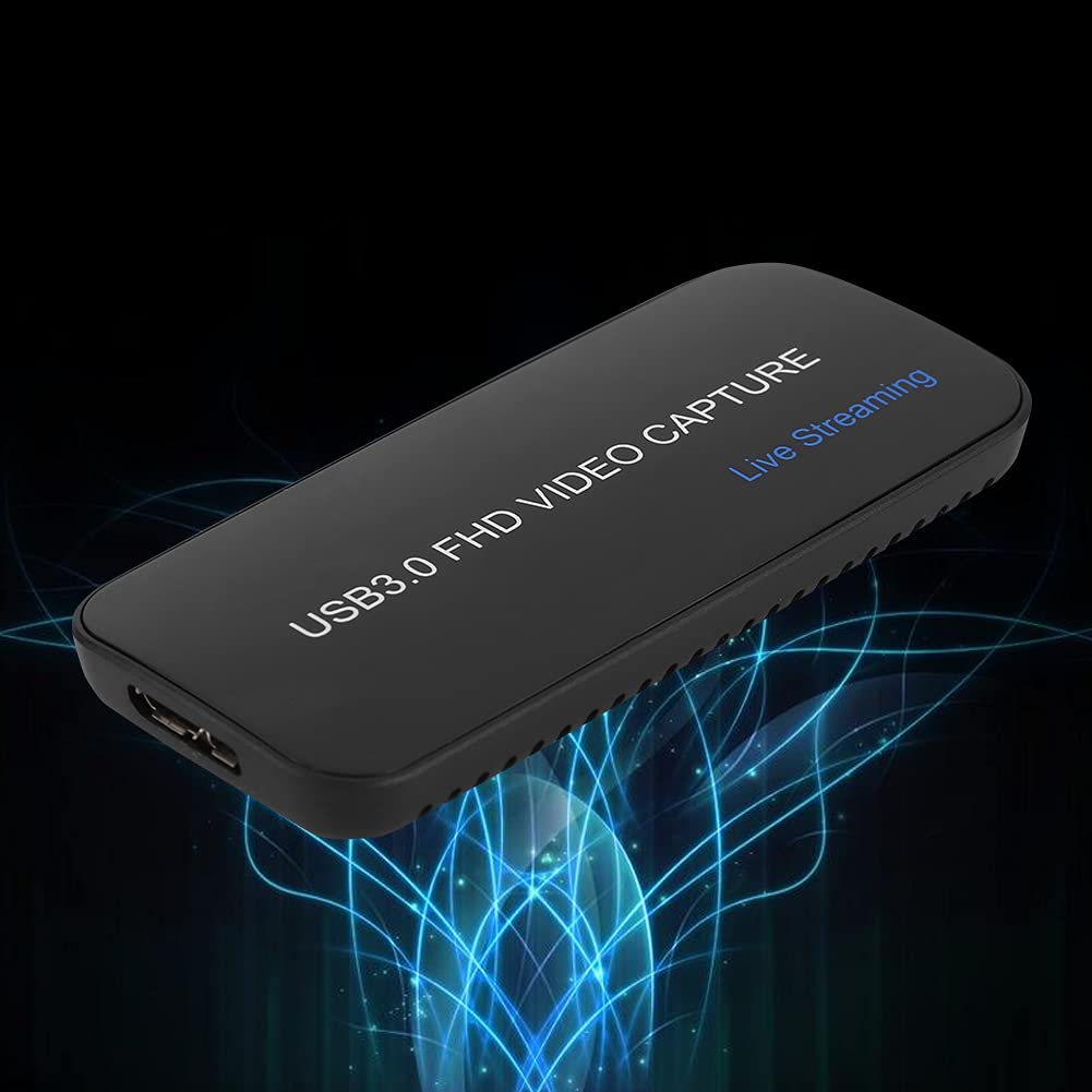 Scheda di acquisizione video USB HDMI HD, scheda di acquisizione video per, Mac e Linux, ingresso HDMI 1080p/60 Hz e 4K 30 Hz, plug-and-play con USB 3.0 per lo streaming e