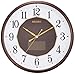 Seiko Clock Clock Hybrid Solar Radio Hanging Clock (Tea) SF241B