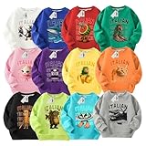 [EvaniaHanbai] パーカー トゥントゥントゥンサフール 子供 長袖 スウェット トレーナー 子供服 イタリアンブレインロット かわいい キャラクター キッズ 春秋冬 男の子 女の子 ゆったり カジュアル (イエロー,160) [並行輸入品]