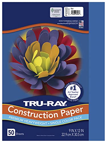 Tru-Ray Construction Paper 9x12 Blue