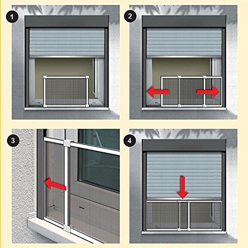 Flyzzz Adjustable Window Screen Small Expandable Window Screens thumb #6