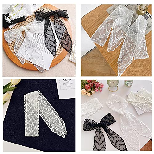 Suiglory 3Pcs Lace Headband Head Hair Scarf, Handbag Handle Wrap Ribbon Scarf Neckerchief #TOP5
