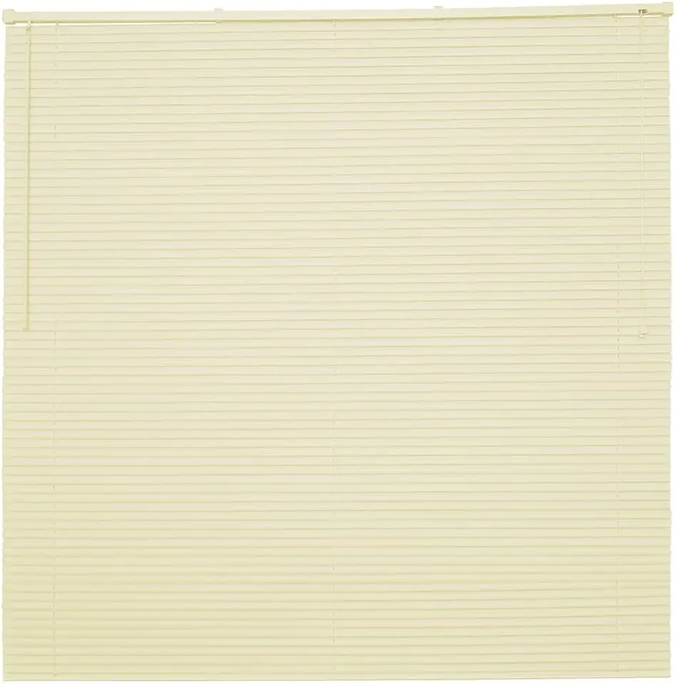 Persiana para Janelas OFF com Lâminas Horizontais PVC na Cor Bege Tamanho Larg. 0,80 x Alt. 1,30m