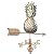 Good Directions Pineapple Weathervane, Pure Copper