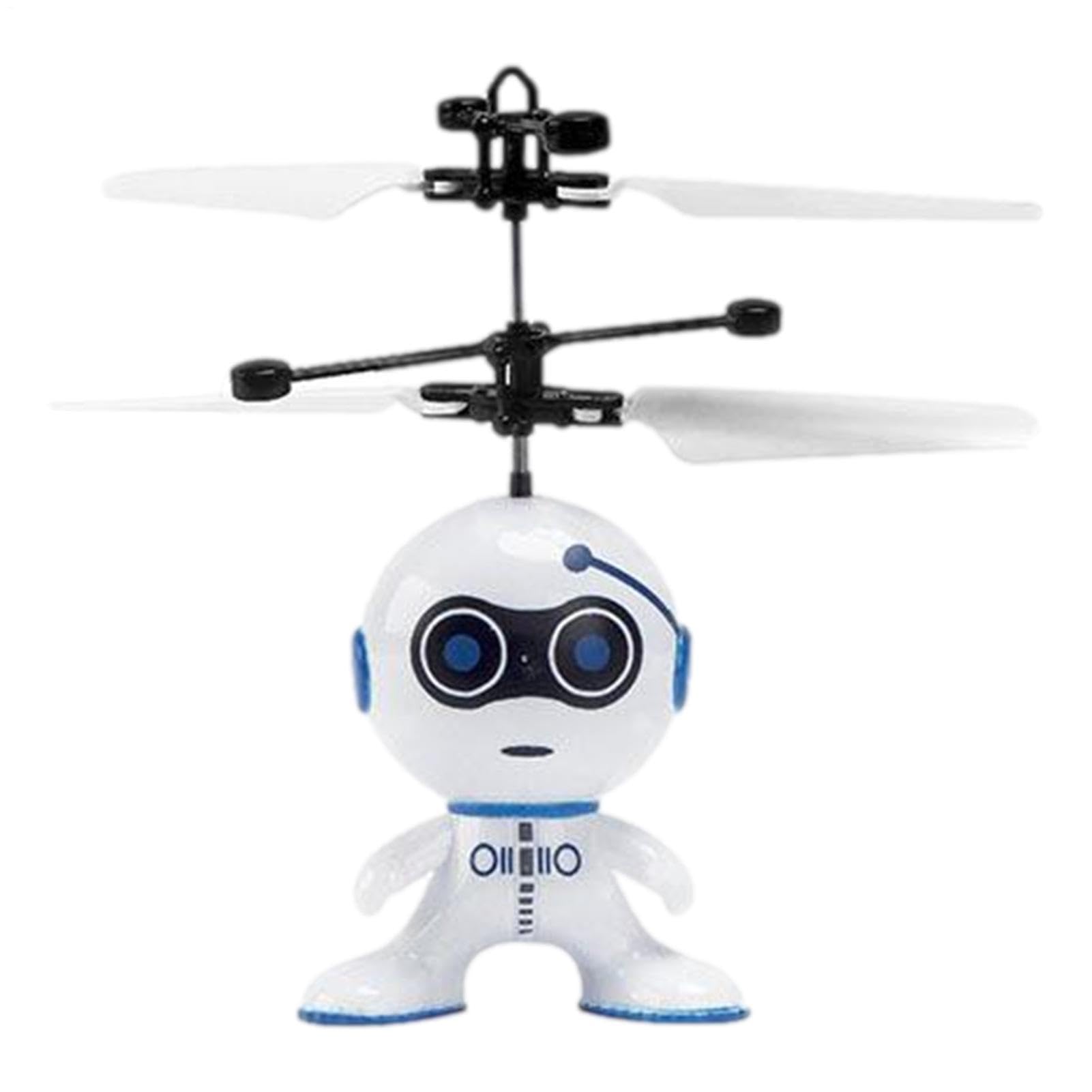 Flying Robot - Helicopter Drone Toy, Hand Motion Aircraft | Infrared Sensing Hovering Quadcopter, USB Rechargeable Electronic Character Boy Girl Fun Gesture Gift With LED Flashing Lights