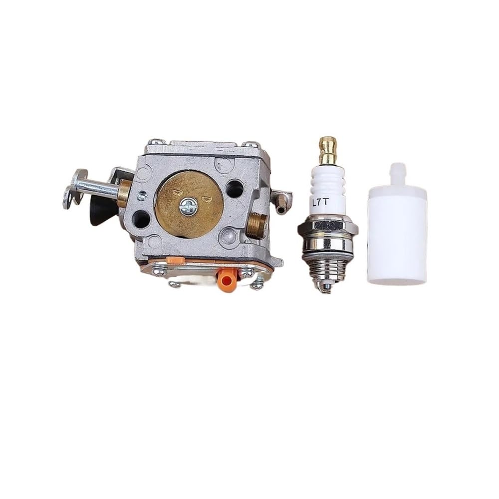 Kit de bujías y filtro de combustible compatible with carburador compatible con sierras de corte de hormigón K650, K700, K800 y K1200, piezas del carburador 503280418