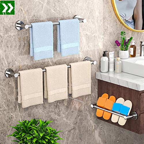 Portasciugamani in acciaio inox – SUS304 - Portasciugamani da bagno cromato, capacità 5 kg, antiruggine, per cucina e bagno