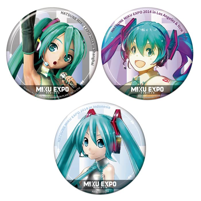 Amazon.co.jp: HATSUNE MIKU EXPO Rewind Main Visual 2.2 Inch Button