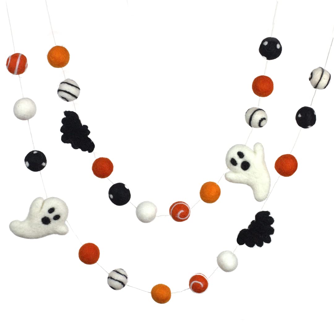 Handmade Matthew and Mae Halloween Felt Garland- 1