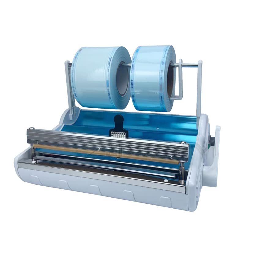 SEAL80-2 Máquina de sellado dental envasado bolsas esterilización Sellador desinfección con soporte 500W 0-250mm