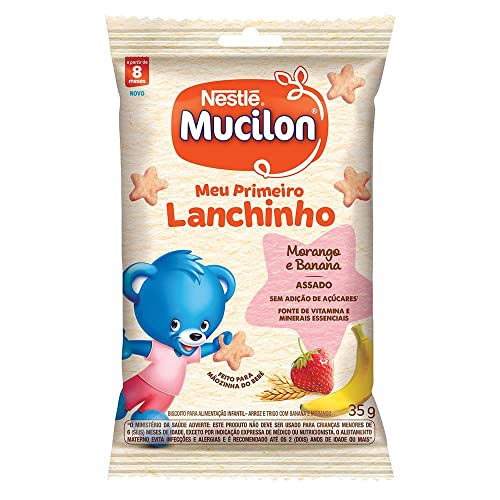 MUCILON SNACKS Morango & Bna 15x35g