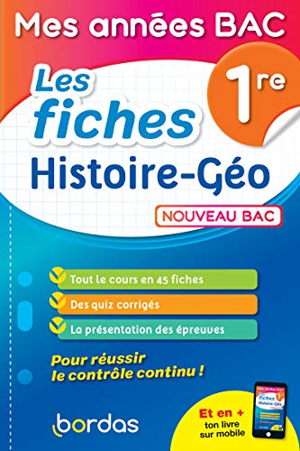 Télécharger Mes années Bac - Fiches Histoire-Géographie 1re PDF Ebook En Ligne