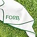 FORB Golf Towel │ Microfibre Towel with Carabiner Clip │ Golf Gifts (White)