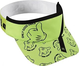 Viseira para Corrida Hupi Good Vibes, Cor: Verde, Tamanho: Único
