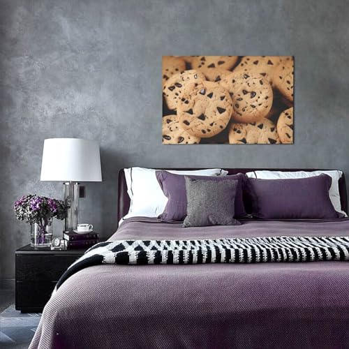 Impression sur toile frites et biscuits décorative HD pour salon 30x45 cm - 3