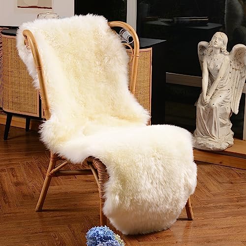 Llb YMDT-01 Genuine Sheepskin Area Rug Wool Rug Fur Carpet Fluffy Shaggy Fur Rug For Living Room Kids Bedroom Real Sheepskin Throw Lambskin Rugs Sofa Mat Chair Seat Covers thumb #1