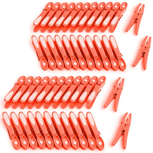 culiclean Pinza Flor (48 Piezas, Coralino-Blanco)