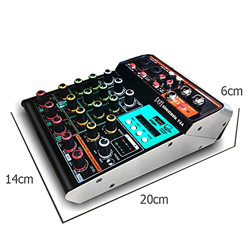 Sinextesis Mini-mixer, 3 kanalen, MP3, USB, Bluetooth, met analoog echo-effect, LCD-display, tweeband-equalizer, Fx… - Image 8