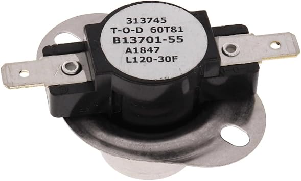 AMANA 594491 Amana 120/90 Auxiliary Auto-Reset Limit Switch Blower