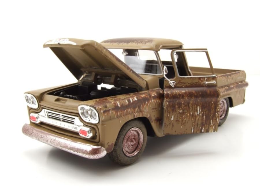 Motormax 1958 Apache Fleetside Pickup 1:24 Modelo Diecast miniatura 1