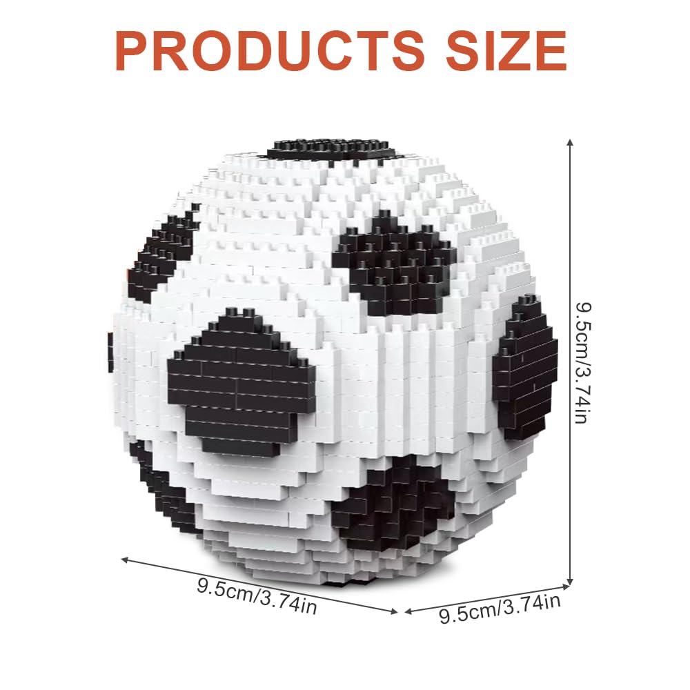 WDKXCN Football Building Blocks, Classic Football Mini Building Blocks - Image 2