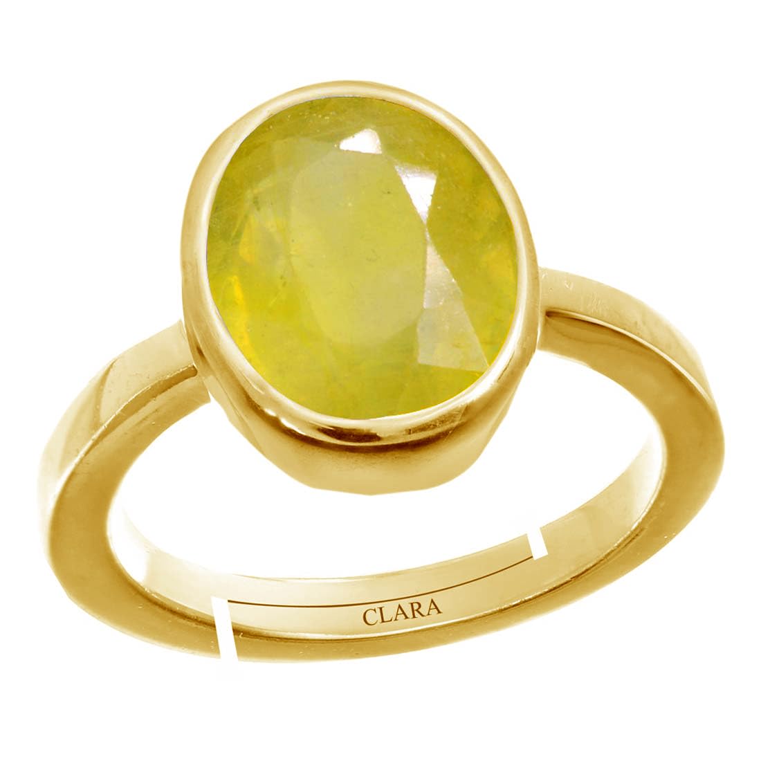 Clara Certified Yellow Sapphire Pukhraj 9.3cts or 10.25ratti Panchdhatu adjustable Ring for Men (B0D4VCKL8D) Amazon Price History, Amazon Price Tracker
