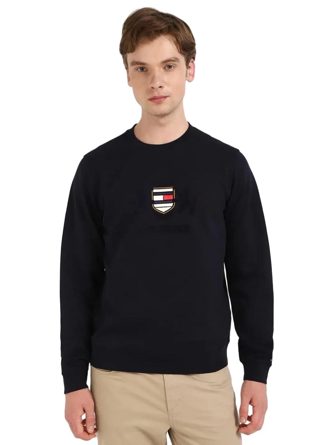 tommy hilfiger Embroidered Logo Regular Fit Cotton Sweatshirt-picture-14