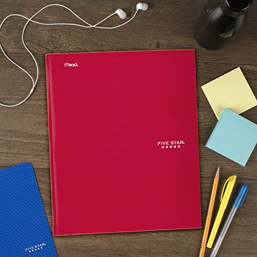 Five Star 2 Pocket Folder With Prong Fasteners, Folder With Pockets, Color May Vary 1 Count (34002) #TOP3