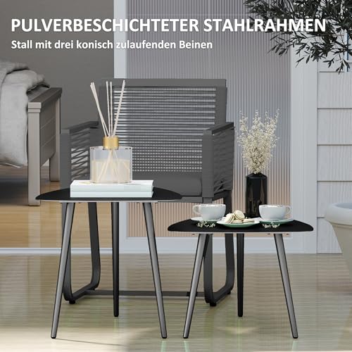 Tables basses extérieures au design géométrique résistant - 6