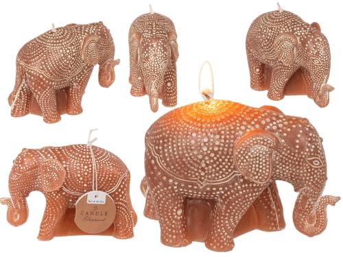 Bougie éléphant env. 11,5 x 4,5 x 8,5 cm