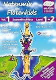 raisch altdorf  Raisch Musikverlag NOTENMIX Fuer FLOETENKIDS Level 1-2 - arrangiert für Sopranblockflöte - (für EIN bis Zwei Instrumente) - mit 2 CD´s [Noten/Sheetmusic]