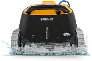 Triton PS Automatic Robotic Pool Vacuum Cleaner, Always Cleaning, Never Charging