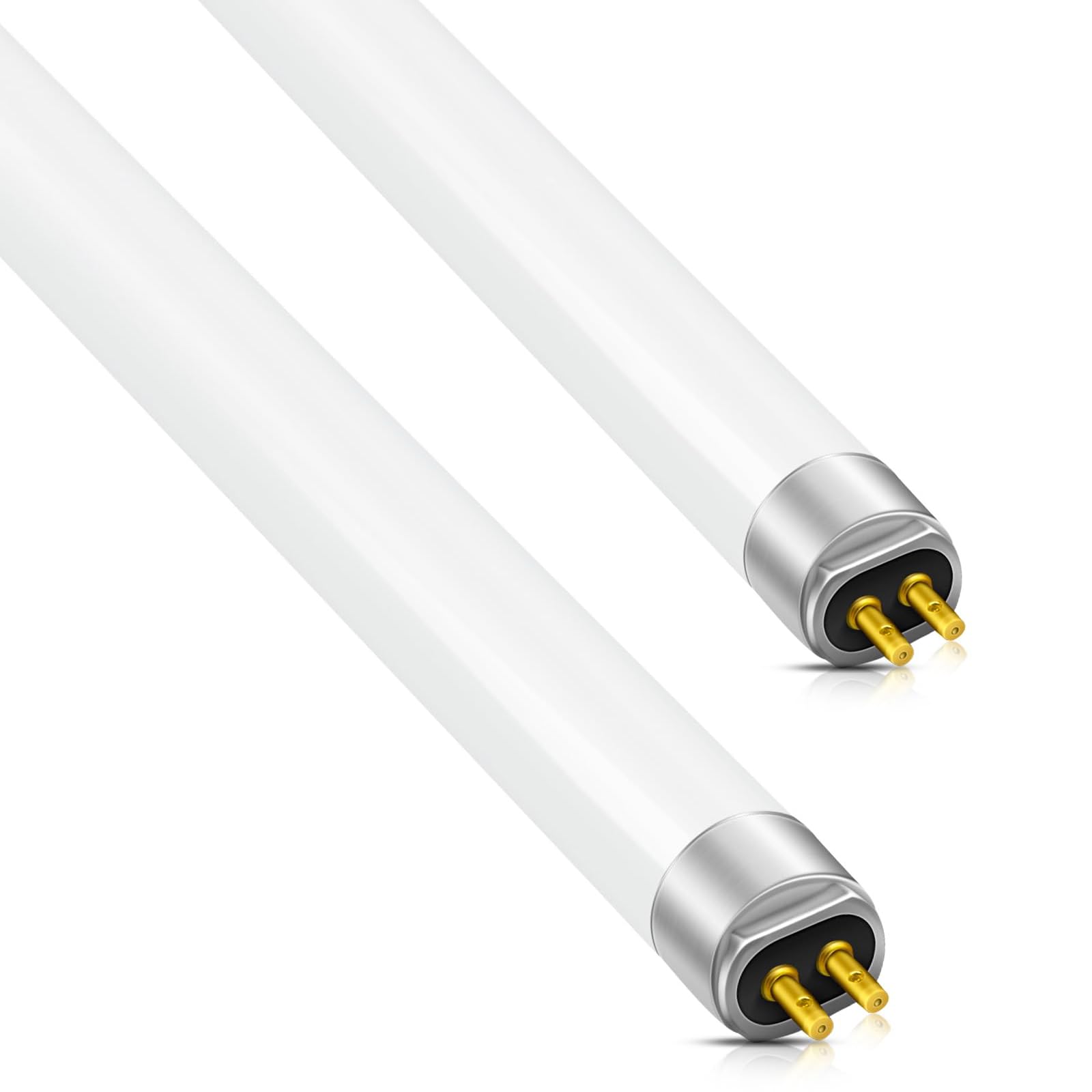 T4 6W Fluorescent Tube Lamps 235mm (excluding pins), CFL Bulbs Cool White 3500K, G5 2 Pin Base Energy Saving Consumption Tube Light, T4 High Efficiency Lamps, for Emergency and Strip Lights,2 PCS