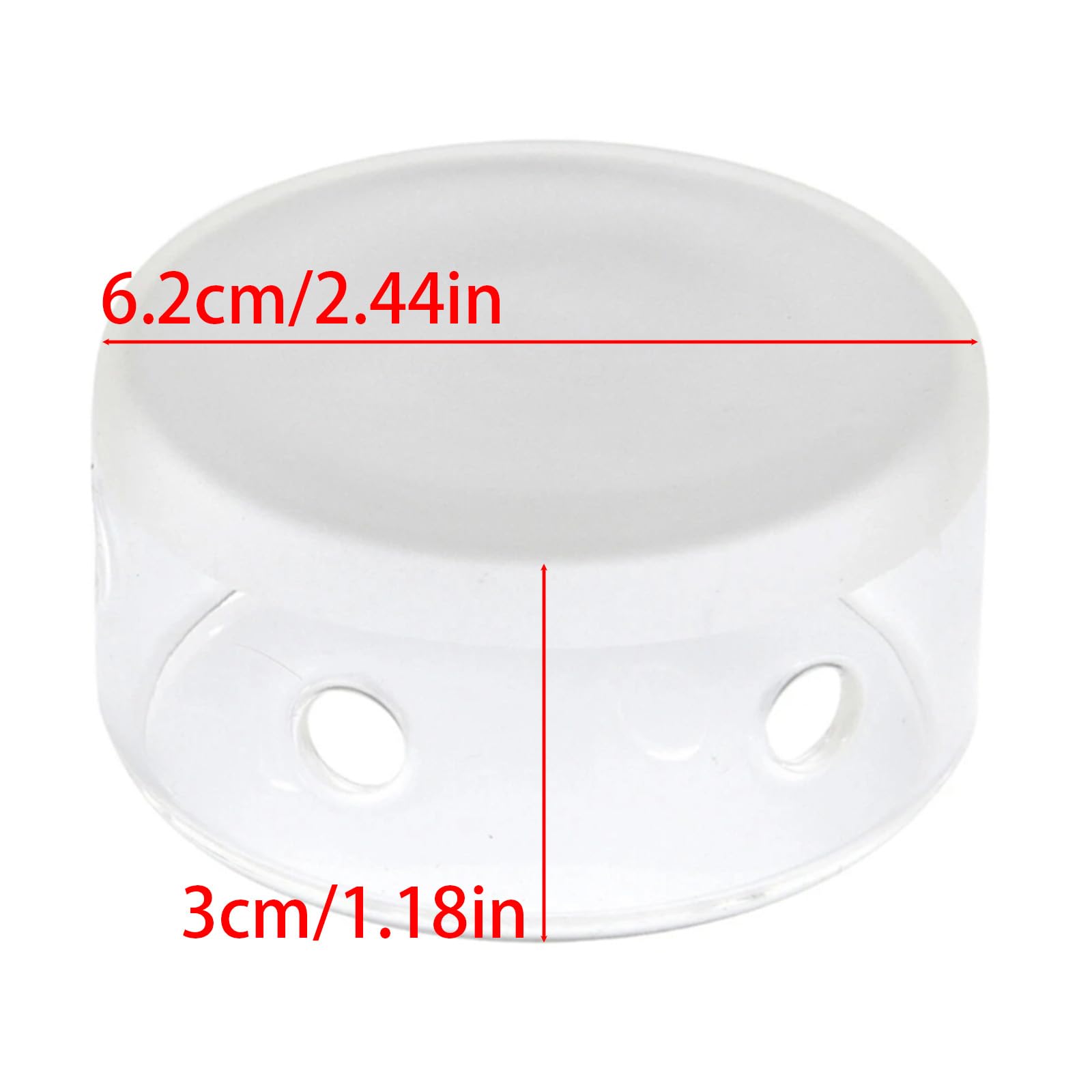 Vetro Luce Cupola Protezioni Coperture Paralume Circolare Vetro Protettivo Cupola di Ricambio per AD300Pro Accessori Fotocamera Professionale Attrezzatura Fotografica